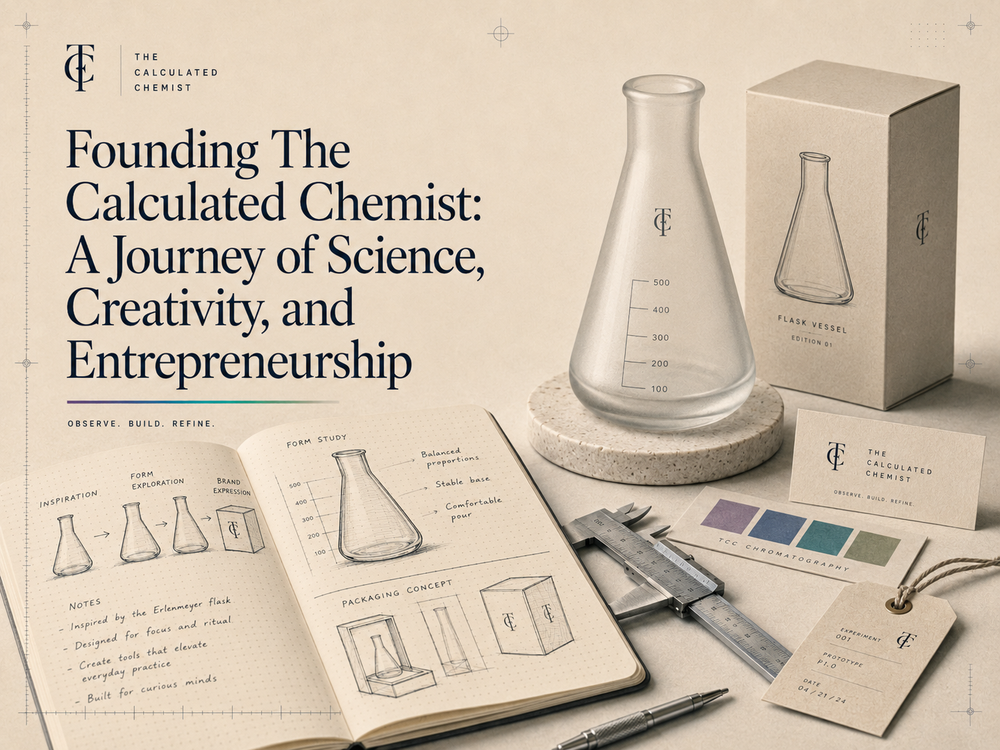 Founding The Calculated Chemist: A Journey of Science, Creativity, and Entrepreneurship