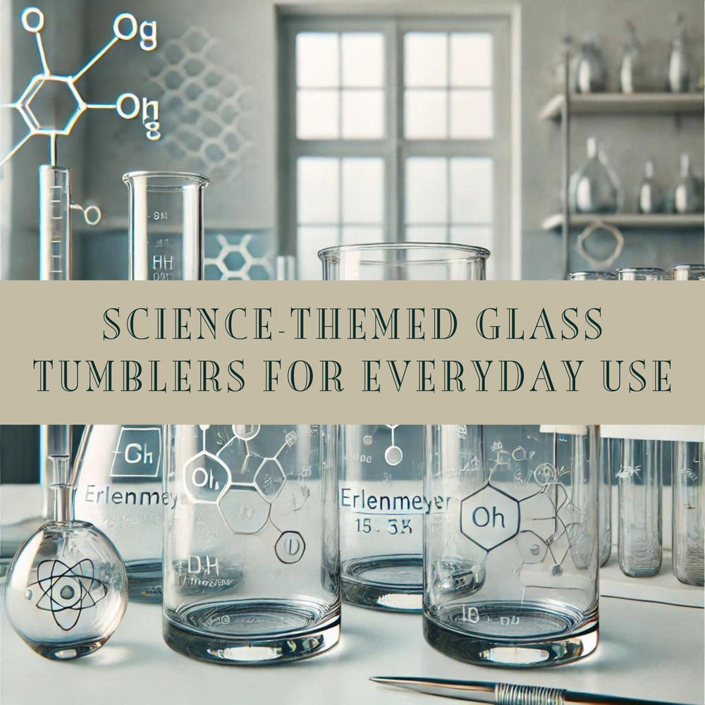Science Beaker Drinkware for STEM Gifts by The Calculated Chemist