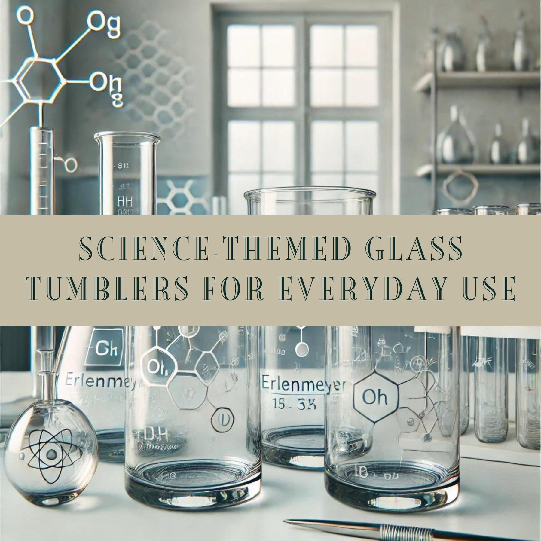Science Beaker Drinkware for STEM Gifts by The Calculated Chemist