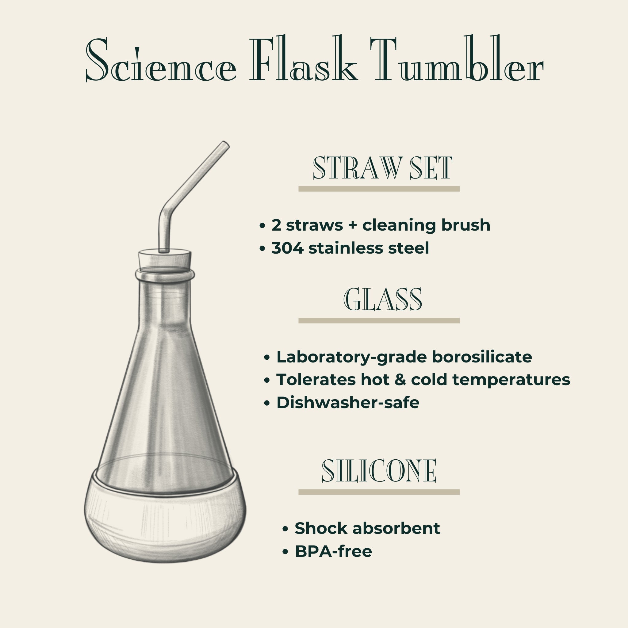 Science Flask Tumbler | Chemistry Gift