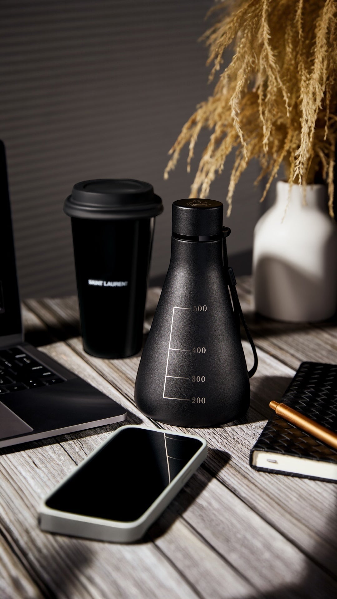 PRE-SALE: Science Flask Water Bottle | 500 mL Stainless Steel Erlenmeyer Flask Drink Tumbler | Customizable STEM Gift