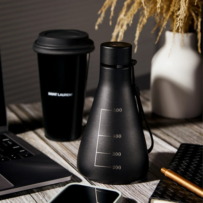 Black Science Flask Drink Bottle