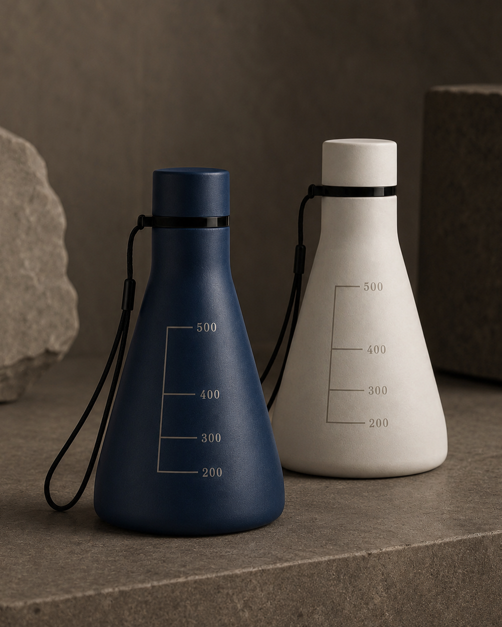 The five Flask Vessel colourways shown together