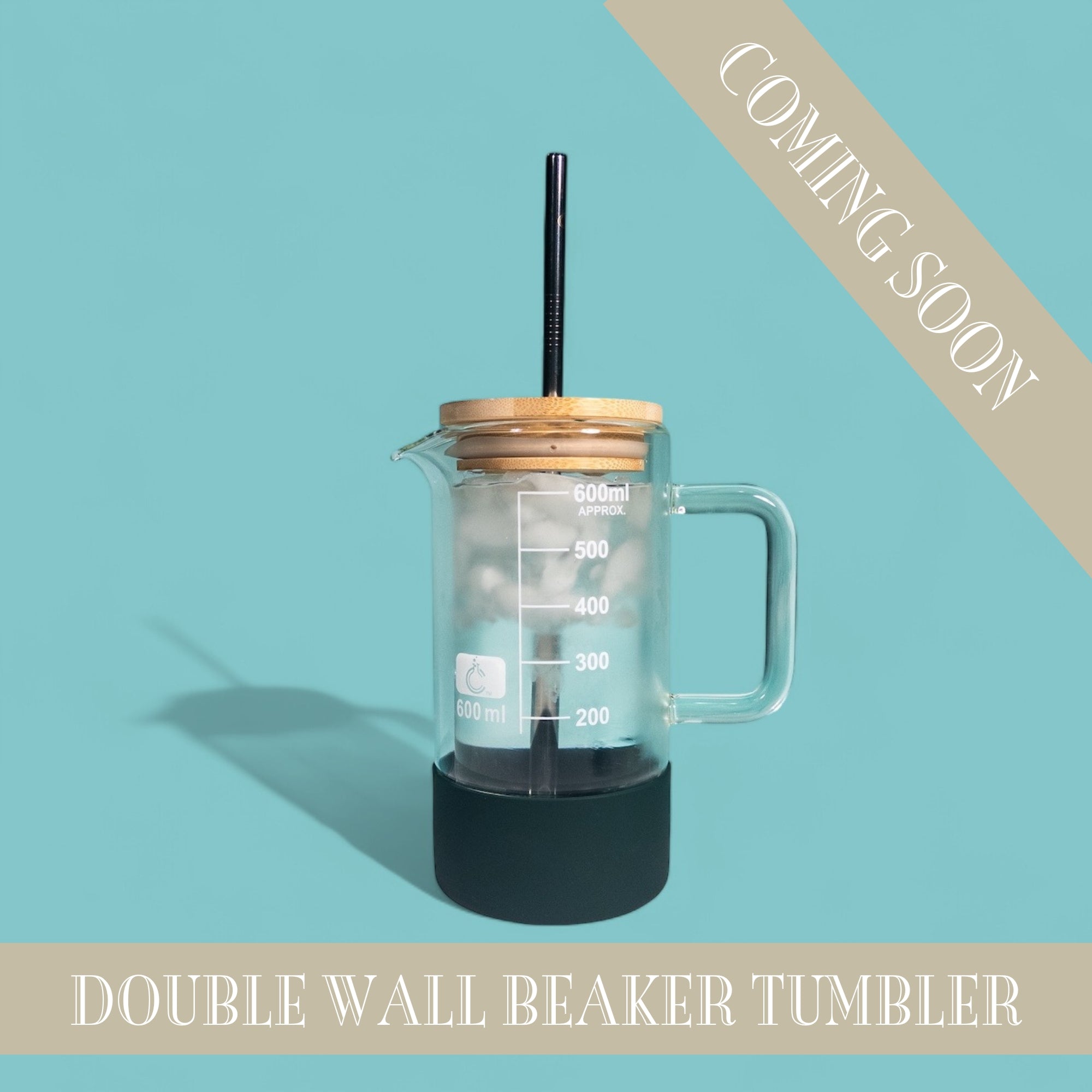 Pre-Sale Exclusive: Double Wall Beaker Tumbler with Handle