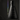 Black water bottle with measurement markings on a dark background