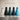 The five Flask Vessel finishes — Ionic White, Carbon Black, Chlorophyll Green, Quantum Blue and Cryo Cyan