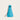 Flask Vessel in Cryo Cyan — insulated stainless steel Erlenmeyer flask water bottle with carry strap