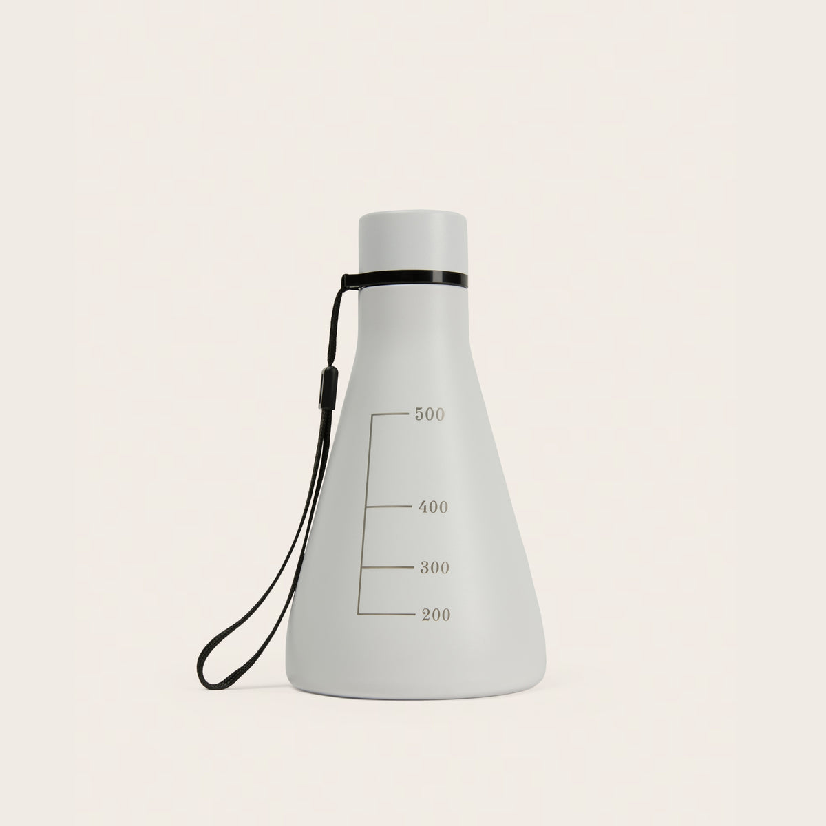 Ionic White Flask Vessel
