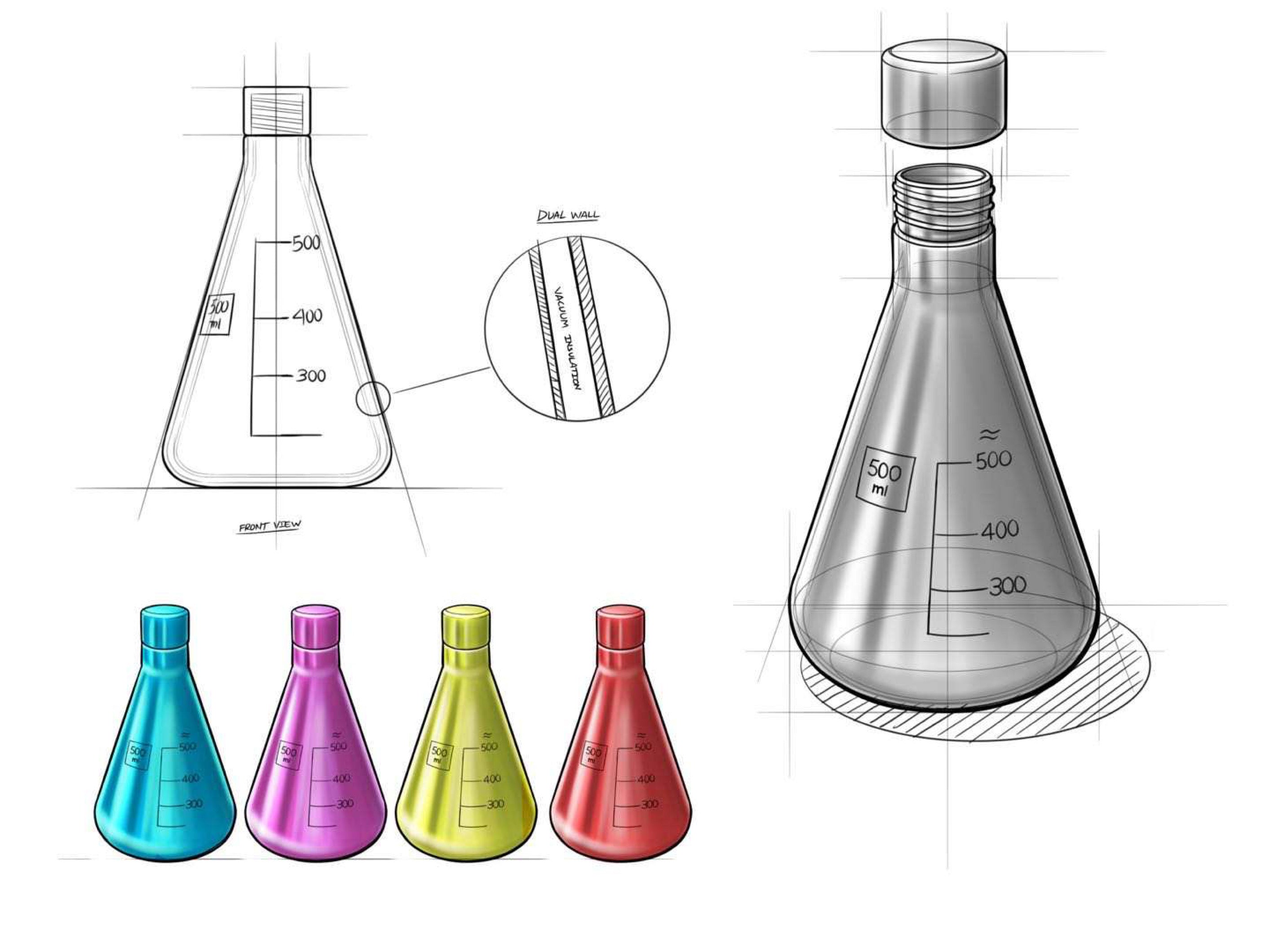 PRE-SALE: Erlenmeyer Flask Stainless-Steel Tumbler (Early Bird Special)