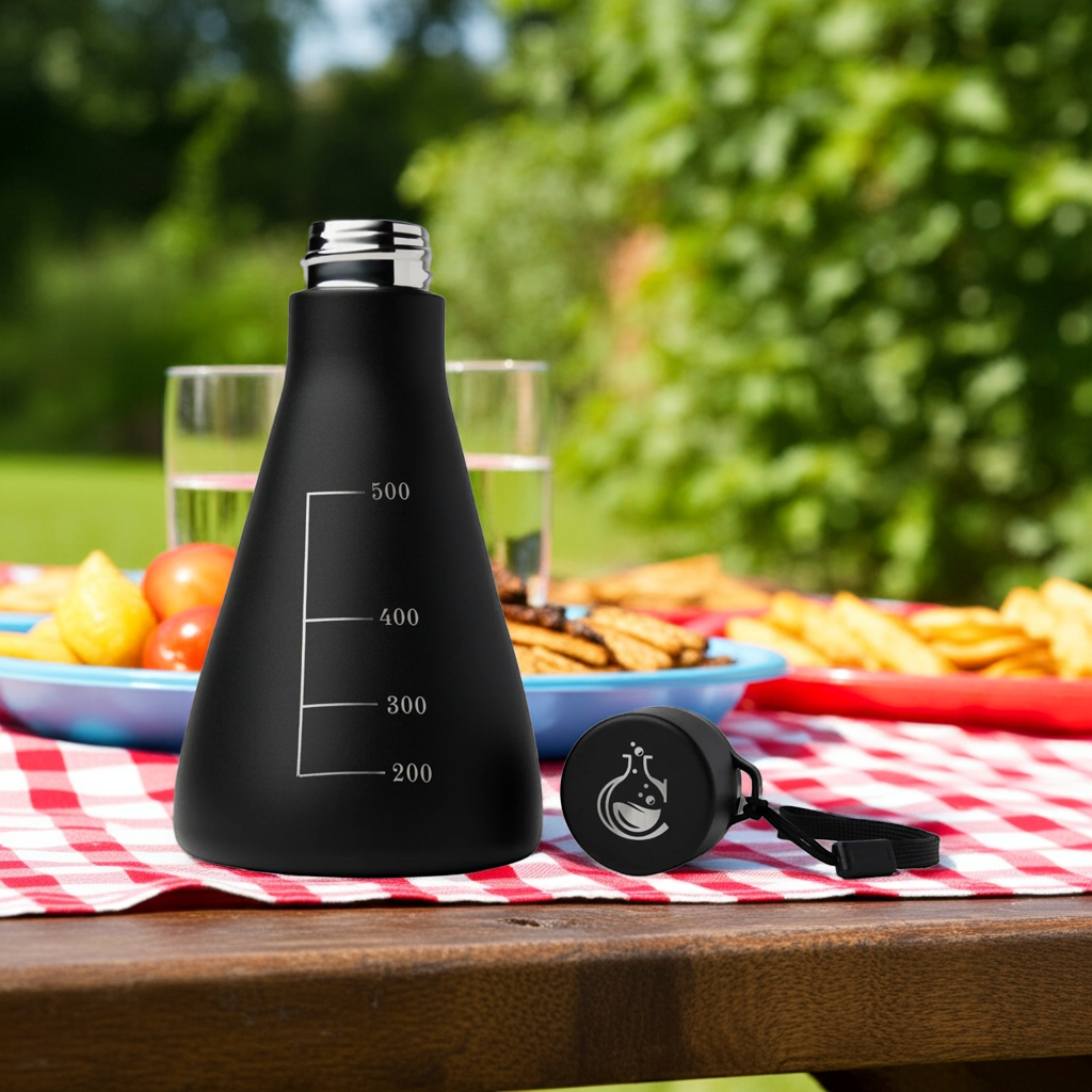 PRE-SALE: Science Flask Water Bottle | Stainless Steel  Drink Tumbler | Customizable STEM Gift