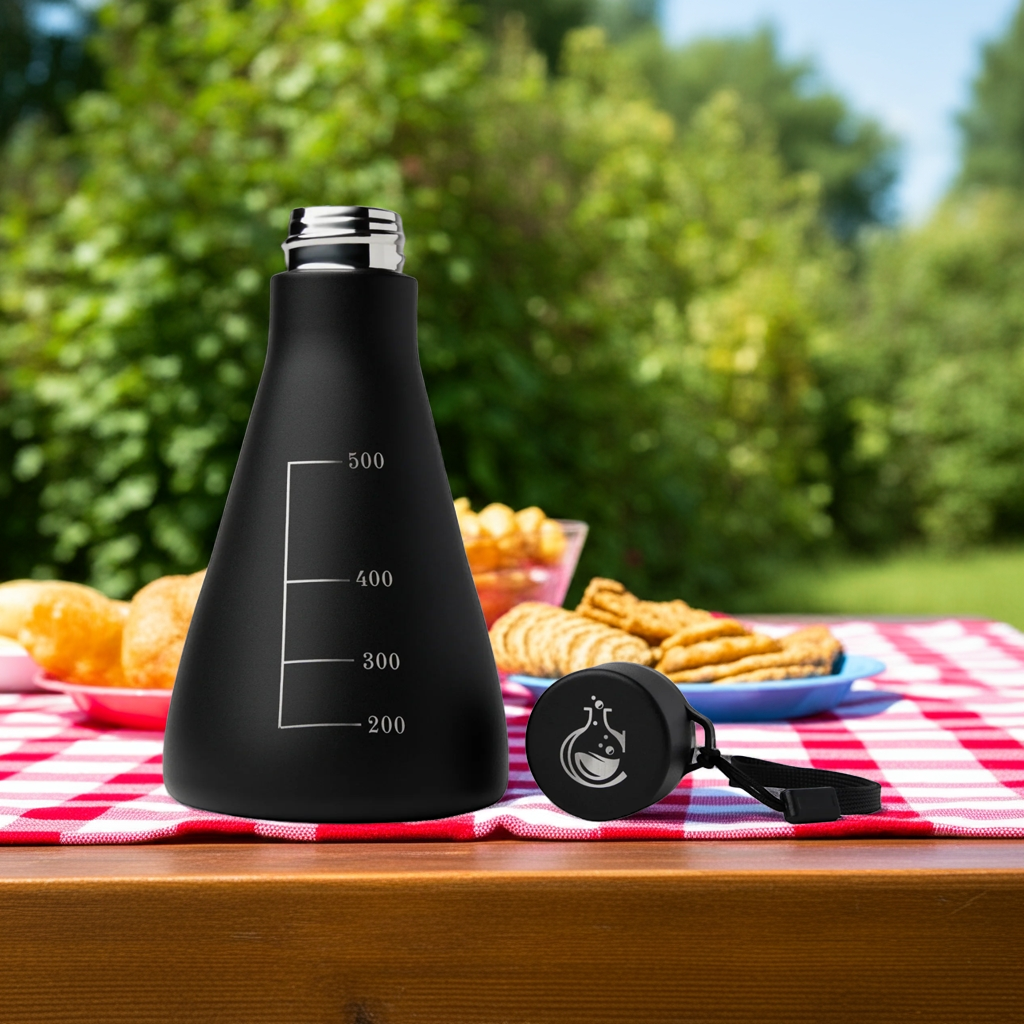 PRE-SALE: Science Flask Water Bottle | Stainless Steel  Drink Tumbler | Customizable STEM Gift