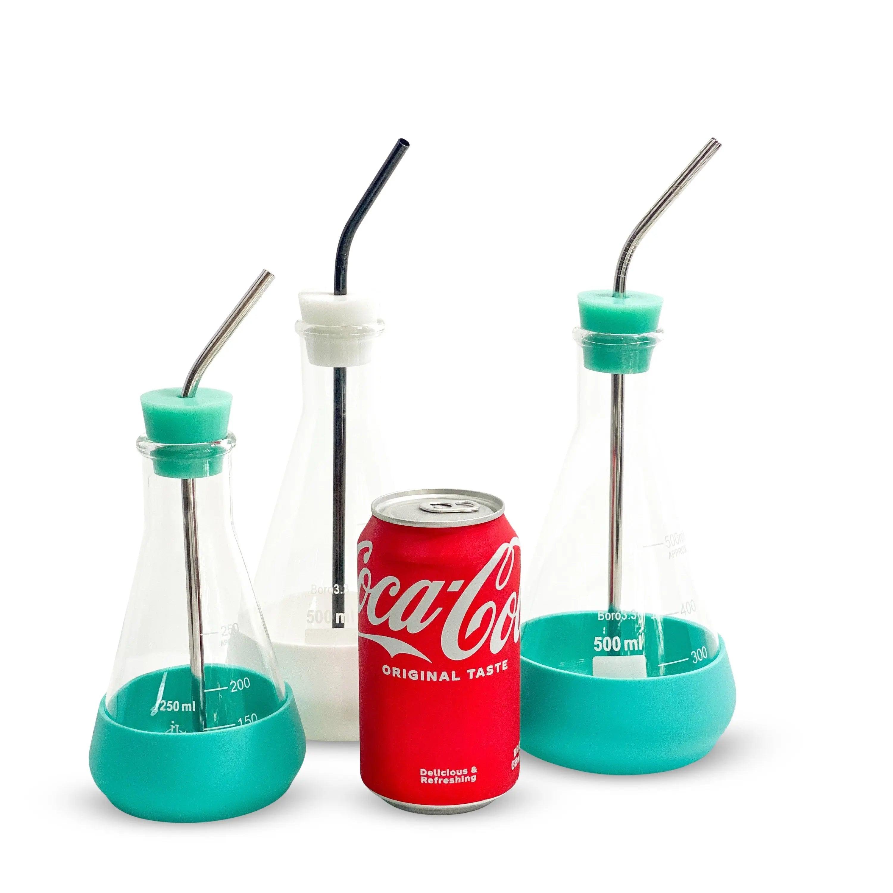 Smaller Chemistry Drink Tumbler With Straw Set