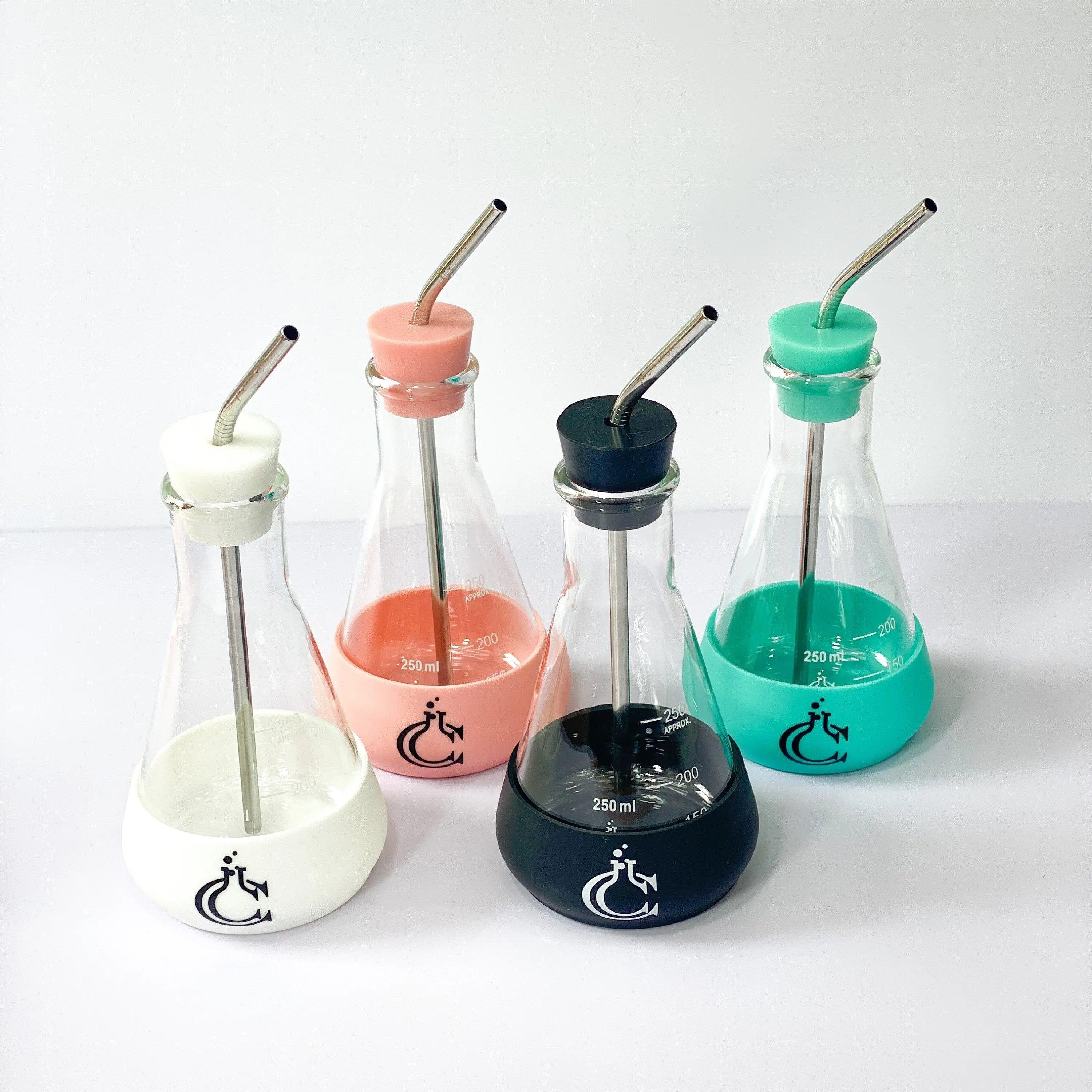 Smaller Chemistry Drink Tumbler With Straw Set