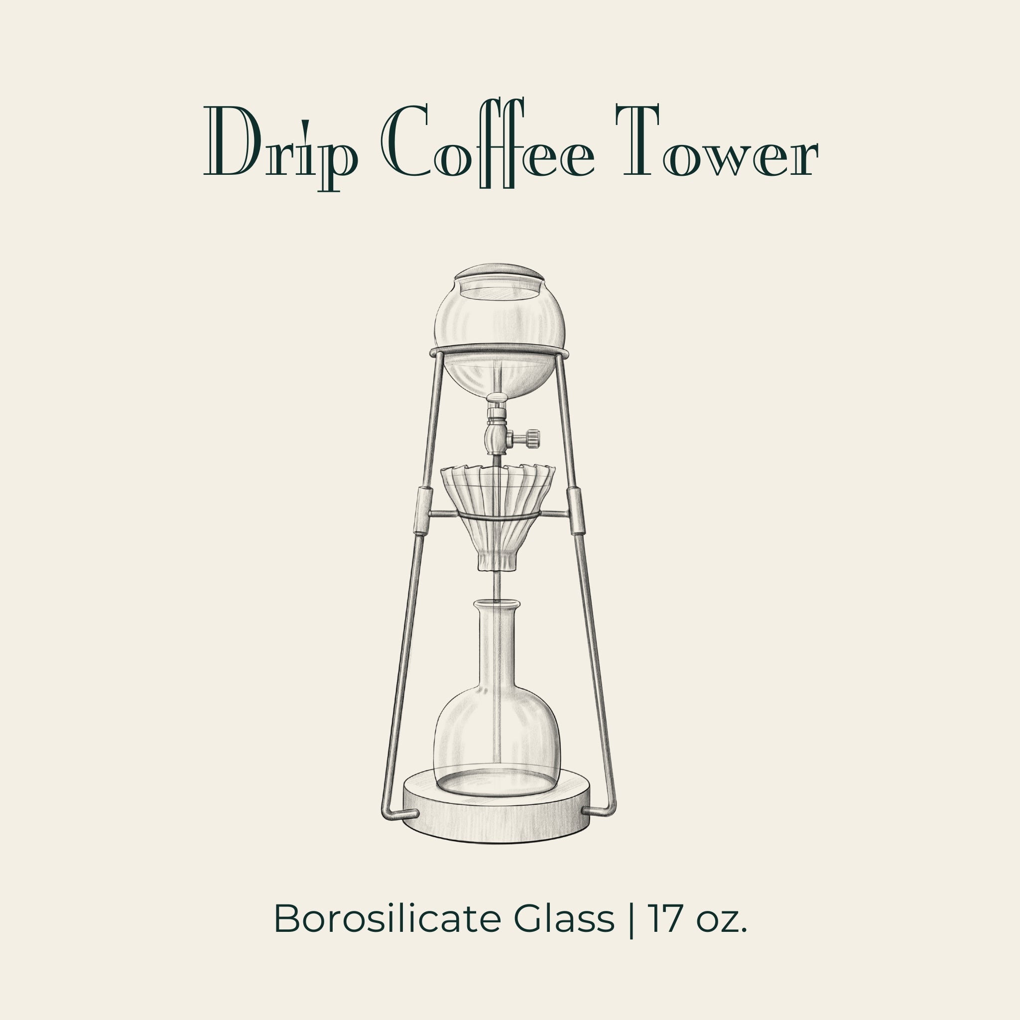 Drip-Coffee Tower | Chemistry-Inspired