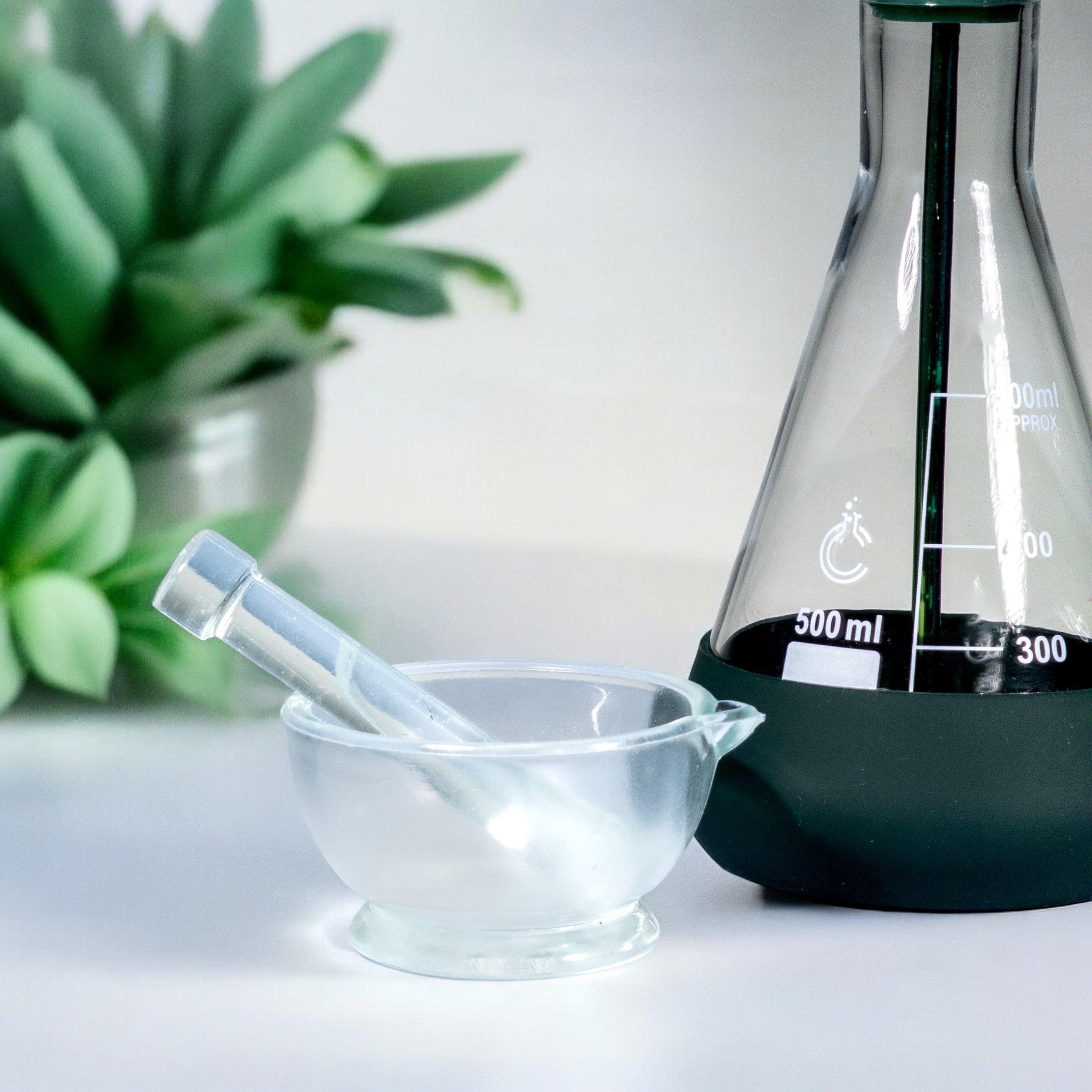 Glass Mortar & Pestle Set | Small 150 mL - The Calculated Chemist