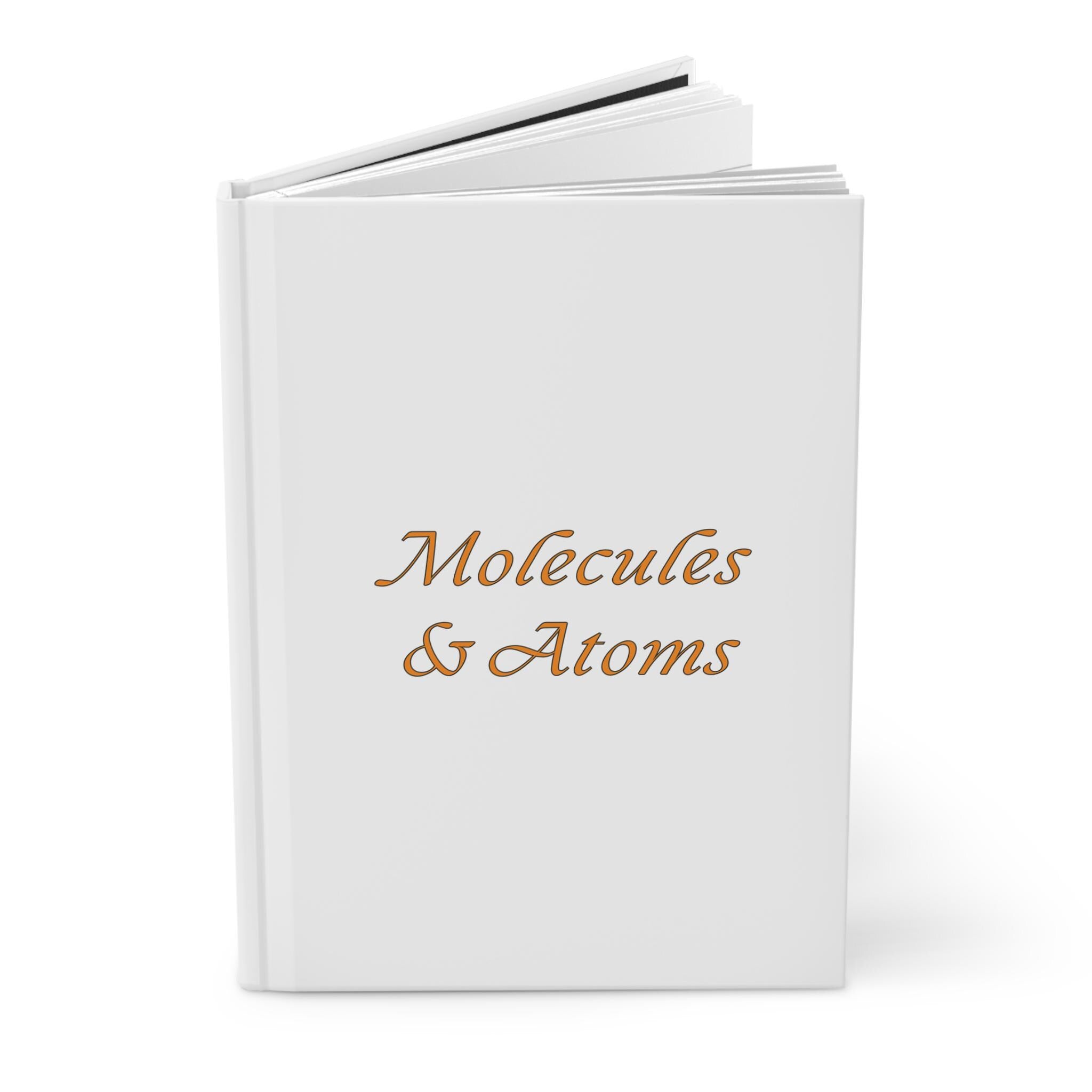 Molecules & Atoms Hardcover Journal | Matte White