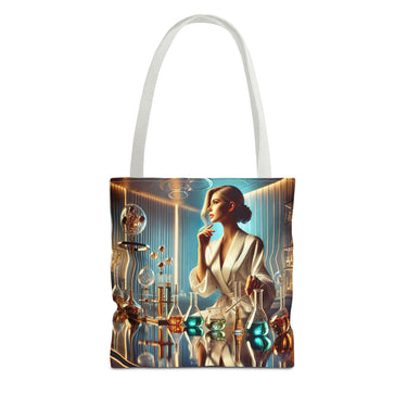 Woman of the Laboratory Tote Bag | 2 Sizes | Science Teacher Gift