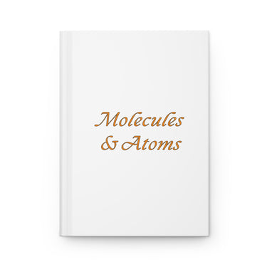 Molecules & Atoms Hardcover Journal | Matte White