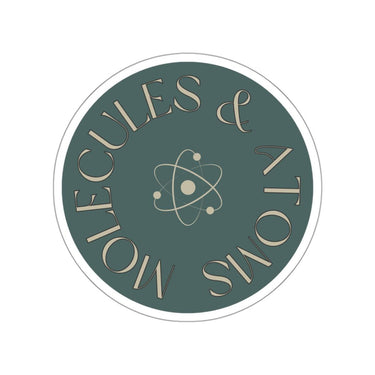 Molecules & Atoms Circular Sticker