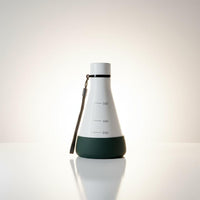 Silicone protective base fitted to the bottom of an Ionic White Flask Vessel