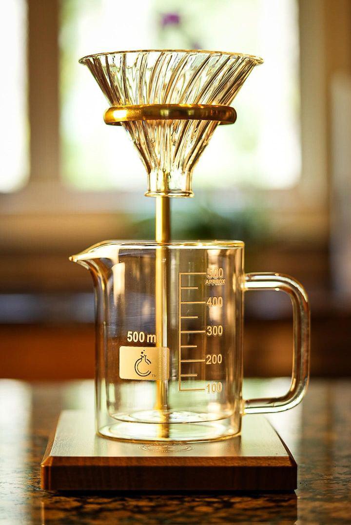 Pour-Over Coffee Maker Set with Chemistry Beaker Mug - The Calculated Chemist