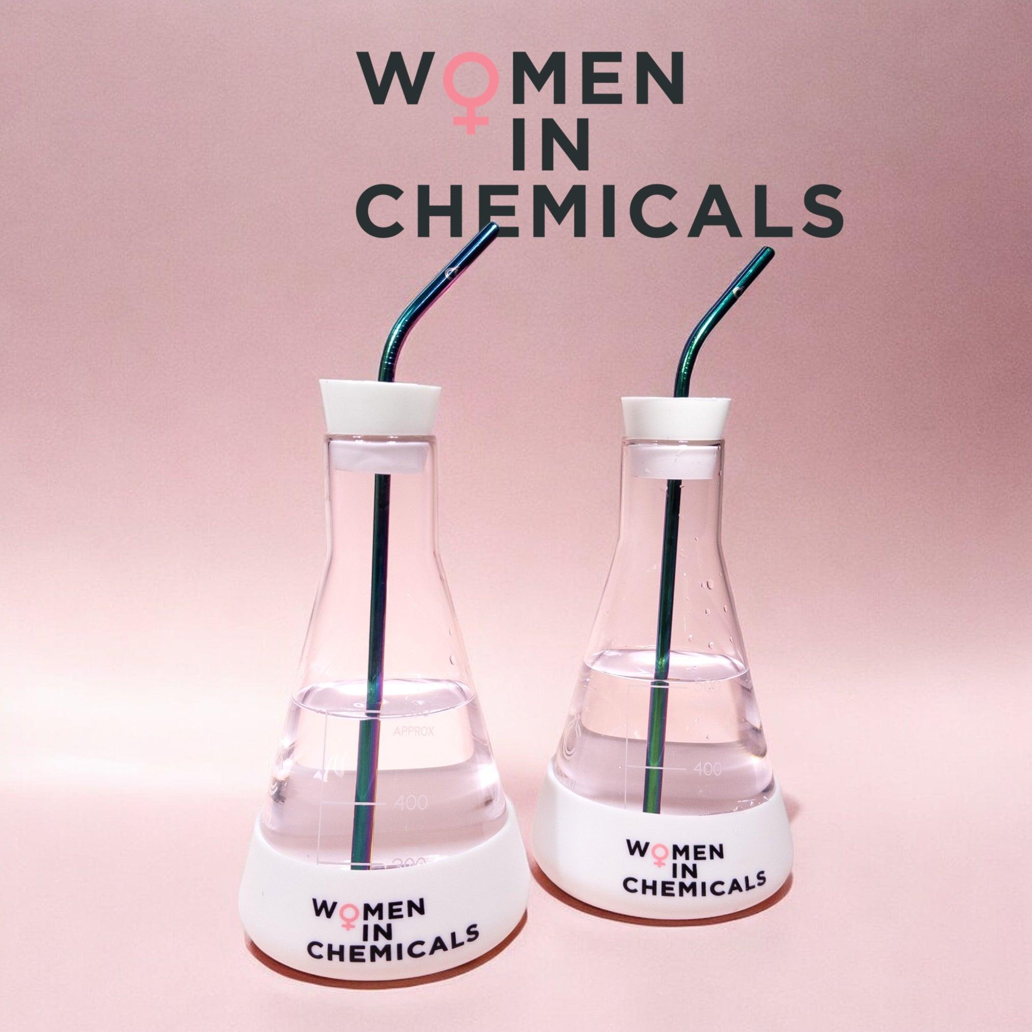 Women In Chemicals Pink Flask Tumbler - The Calculated Chemist