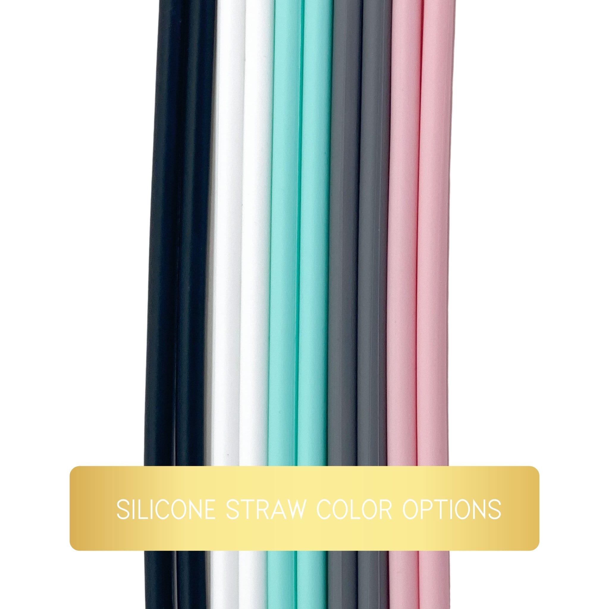 Reusable Straw Set | Metal or Glass | Includes Bag and Cleaning Brush)
